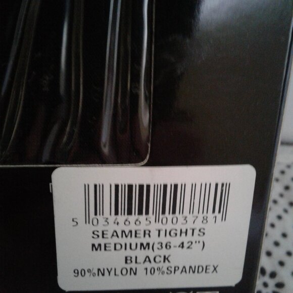 Silky Scarlet Seamer Back Seam Lycra Tights Black 2 Pairs - $18. Size M - Picture 4 of 5